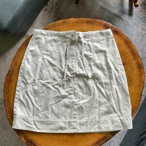 The Territory Ahead Tan Beige Khaki Skirt w/ Pockets Women’s Size 8